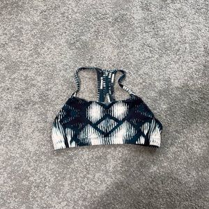 Tribal print sports bra